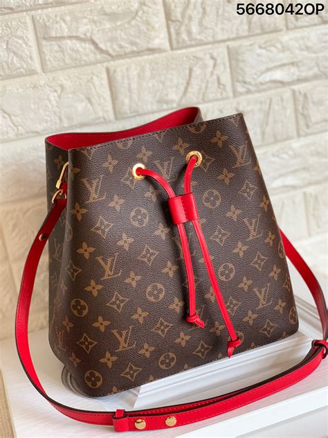 lv bag red